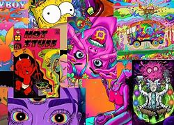Image result for Aesthetic Trippy Cartoon Characters