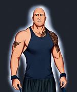 Image result for WWE The Rock Cartoon