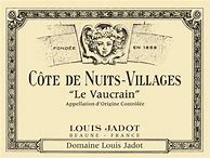Image result for Louis Jadot Cote Nuits Villages Vaucrain