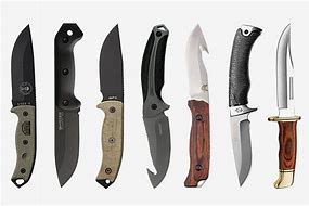 Image result for Hunting Knife Side View