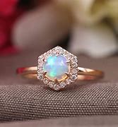Image result for Opal Silver Engagement Rings