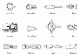 Image result for Types of Hardware Clasps