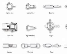 Image result for Clasp with Clip and Stem