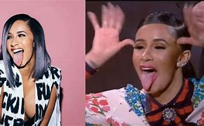 Image result for Cardi B Funny Face