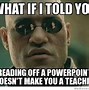 Image result for Boring PowerPoint Meme