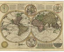 Image result for Antique World Map