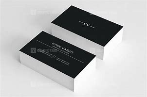 Image result for Black and White Business Card Template