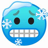 Image result for Cold Face Emoji iPhone