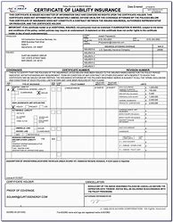 Image result for Free Printable Acord Form 126