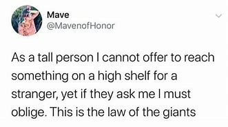 Image result for Law of the Giants Meme