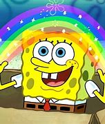 Image result for Spongebob SquarePants Rainbow Meme