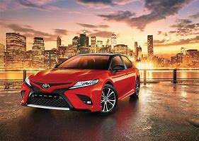 Image result for 2018 Toyota Camry SE Sedan Red Rear View