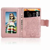 Image result for iPhone Flip Case Magnet Mirror Credit Card Holder