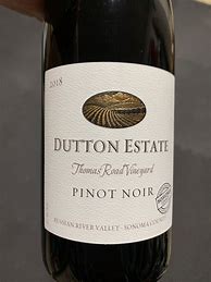Image result for Dutton Estate Pinot Noir Dutton Ranch Manzana