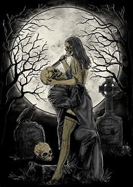 Image result for Gothic Skeleton Art