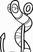 Image result for Hook and Worm Clip Art Black and White