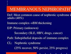 Image result for Membranous Nephropathy