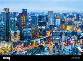 Image result for Osaka Skyline at Night