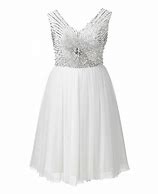 Image result for White Plus Size Cocktail Dresses