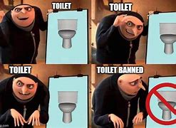 Image result for Gru Toilet Meme