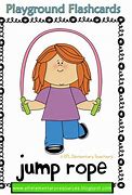 Image result for Jump Rope Flashcard
