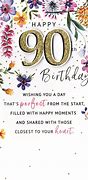 Image result for Happy 90 Birthday Cards