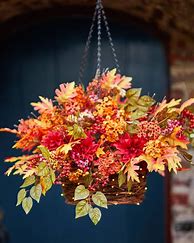 Image result for Outdoor Fall Hanging Baskets