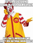 Image result for Ronald McDonald Meme