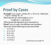 Image result for Proof by Cases