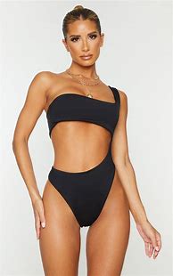 Image result for Black Cut Out Swimsuit