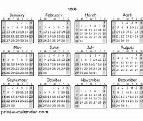 Image result for 1806 Calendar