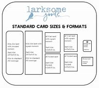 Image result for Standard Card Size