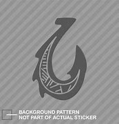 Image result for Hawaiian Fish Hook Decal