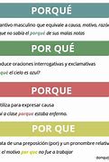 Image result for Por Que vs PorQue