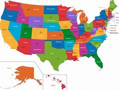Image result for United States Map Capitals