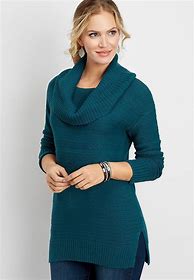 Image result for Cowl Neck Tunic Sweater