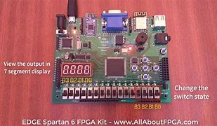 Image result for 7 Segment with FPGA Circuit