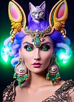 Image result for Rainbow Space Cat