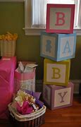 Image result for Baby Blocks Party Decorations