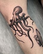 Image result for Octopus Silhouette Tattoo