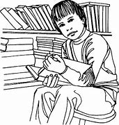 Image result for Library Black and White Clip Art