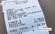 Image result for Gas Station Receipt