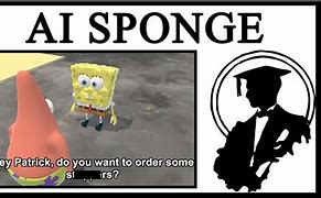 Image result for Spongebob Ai Meme