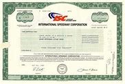 Image result for International Speedway Corporation Old Stock Certificate