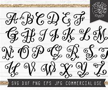 Image result for Fancy Letter Monogram SVG