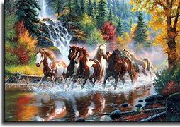 Image result for Wild Horses Wall Art
