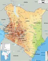 Image result for Kenya in Africa Map