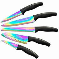 Image result for Rainbow Knife Set