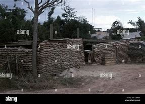 Image result for Vietnam Sandbag Bunkers
