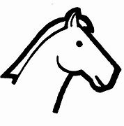 Image result for Printable Horse Head Clip Art